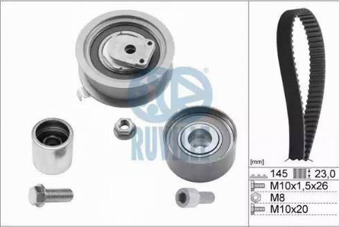 Ruville 5576970 - Zobsiksnas komplekts autospares.lv