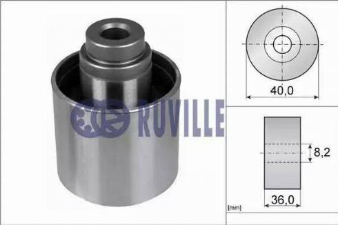 Ruville 55735 - Направляющий ролик, зубчатый ремень ГРМ www.autospares.lv