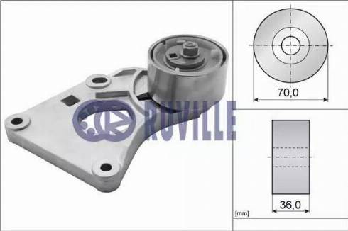 Ruville 56643 - Tensioner Lever, timing belt www.autospares.lv