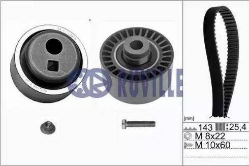 Ruville 5660270 - Timing Belt Set www.autospares.lv