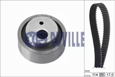 Ruville 5662070 - Комплект зубчатого ремня ГРМ www.autospares.lv