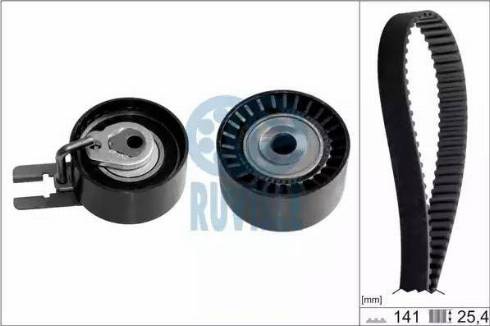 Ruville 5667673 - Комплект зубчатого ремня ГРМ www.autospares.lv