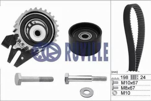 Ruville 5603679 - Timing Belt Set www.autospares.lv