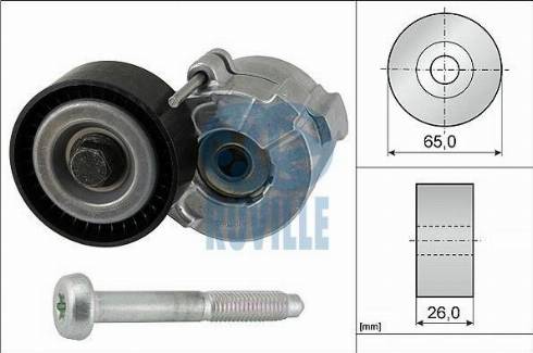 Ruville 56020 - Siksnas spriegotājs, Ķīļsiksna autospares.lv