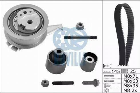 Ruville 5639070 - Timing Belt Set www.autospares.lv