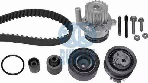 Ruville 56340702 - Водяной насос + комплект зубчатого ремня ГРМ www.autospares.lv