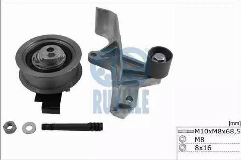 Ruville 5636450 - Комплект роликов, зубчатый ремень ГРМ www.autospares.lv