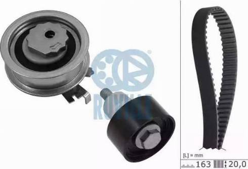 Ruville 5638571 - Комплект зубчатого ремня ГРМ www.autospares.lv