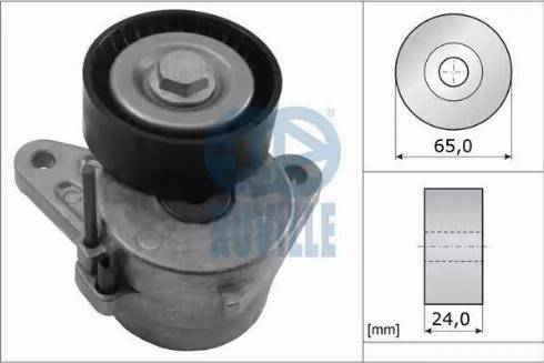 Ruville 56370 - Натяжитель, поликлиновый ремень www.autospares.lv