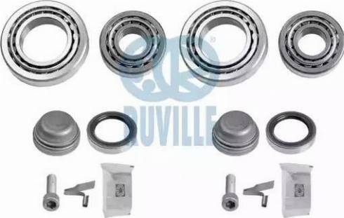 Ruville 5105SD - Подшипник ступицы колеса, комплект www.autospares.lv