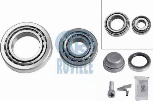 Ruville 5105S - Wheel hub, bearing Kit www.autospares.lv