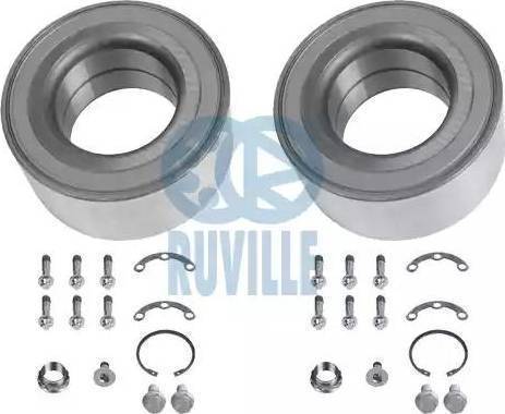 Ruville 5107 - Подшипник ступицы колеса, комплект www.autospares.lv