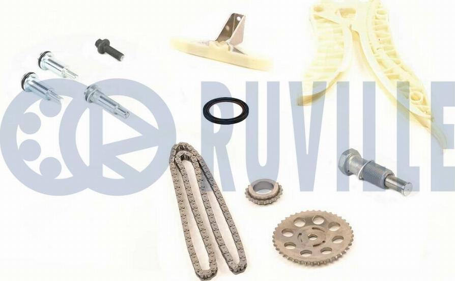 Ruville 580189 - Комплект цепи привода распредвала www.autospares.lv