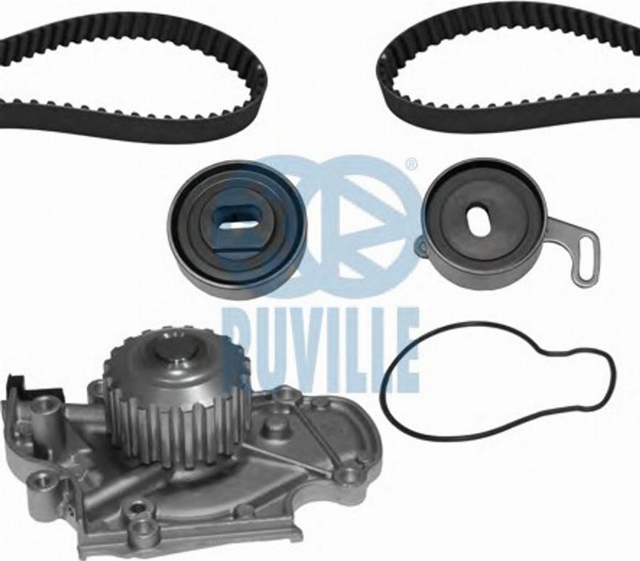 Ruville 57406711 - Комплект зубчатого ремня ГРМ www.autospares.lv