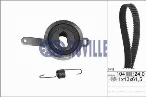 Ruville 5740371 - Комплект зубчатого ремня ГРМ www.autospares.lv