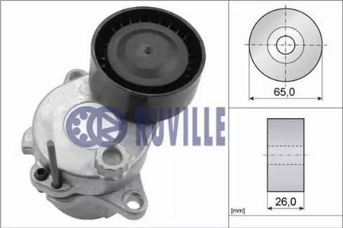 Ruville 57541 - Siksnas spriegotājs, Ķīļsiksna autospares.lv