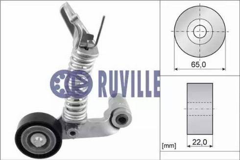 Ruville 57538 - Siksnas spriegotājs, Ķīļsiksna autospares.lv