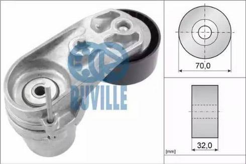 Ruville 57603 - Siksnas spriegotājs, Ķīļsiksna www.autospares.lv