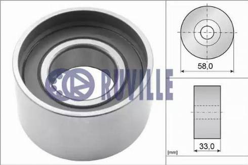 Ruville 57064 - Spriegotājrullītis, Gāzu sadales mehānisma piedziņas siksna www.autospares.lv