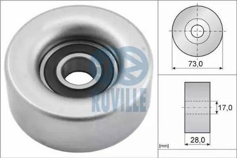 Ruville 57085 - Parazīt / Vadrullītis, Ķīļrievu siksna www.autospares.lv