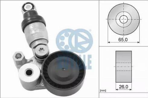 Ruville 57086 - Siksnas spriegotājs, Ķīļsiksna www.autospares.lv