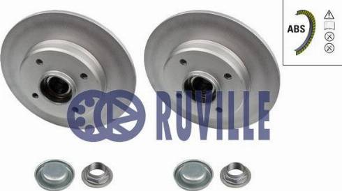 Ruville 6644BD - Bremžu diski www.autospares.lv