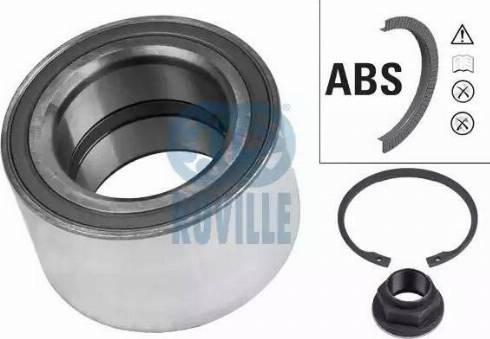 Ruville 6639 - Wheel hub, bearing Kit www.autospares.lv