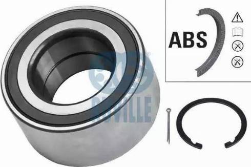 Ruville 8961 - Wheel hub, bearing Kit www.autospares.lv