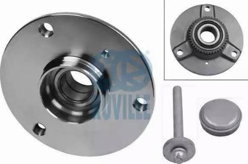 Ruville 8701 - Подшипник ступицы колеса, комплект www.autospares.lv