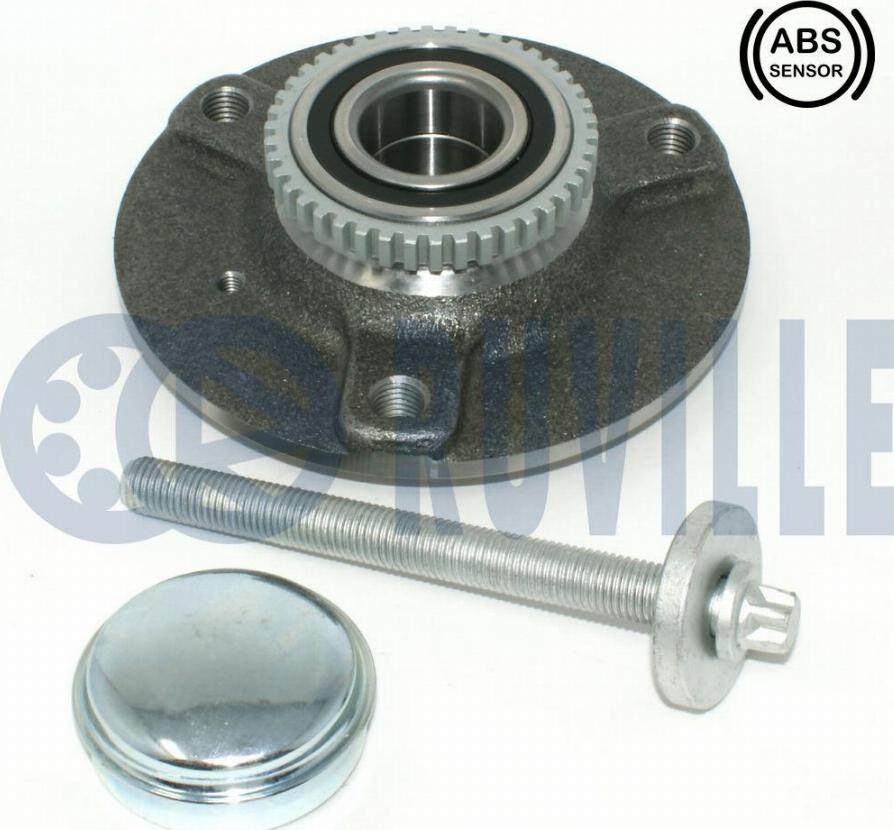 Ruville 220903 - Подшипник ступицы колеса, комплект www.autospares.lv