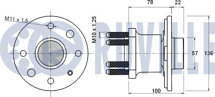 Ruville 220016 - Riteņa rumbas gultņa komplekts www.autospares.lv