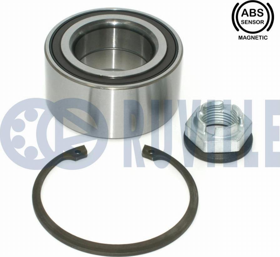 Ruville 221676 - Подшипник ступицы колеса, комплект www.autospares.lv