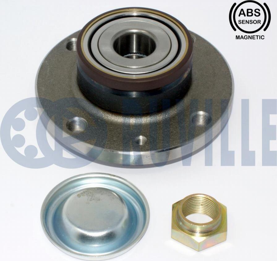 Ruville 221006 - Подшипник ступицы колеса, комплект www.autospares.lv