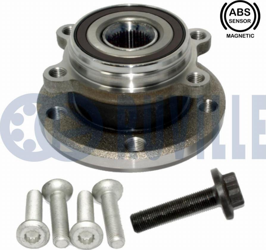 Ruville 221106 - Подшипник ступицы колеса, комплект www.autospares.lv