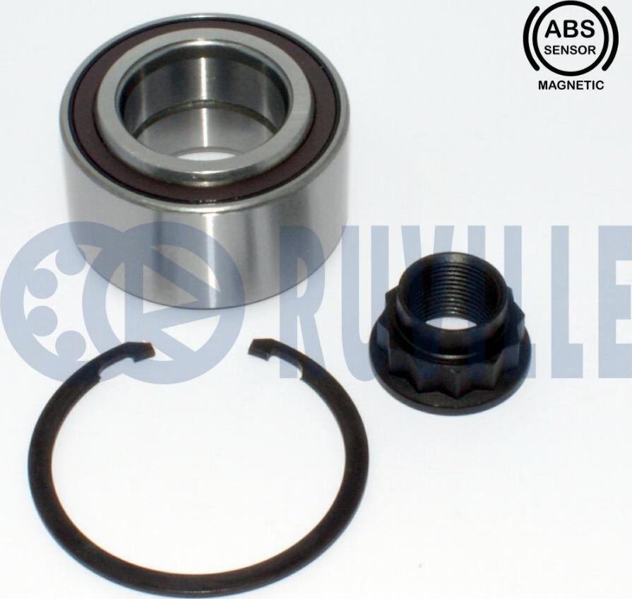 Ruville 221200 - Подшипник ступицы колеса, комплект www.autospares.lv