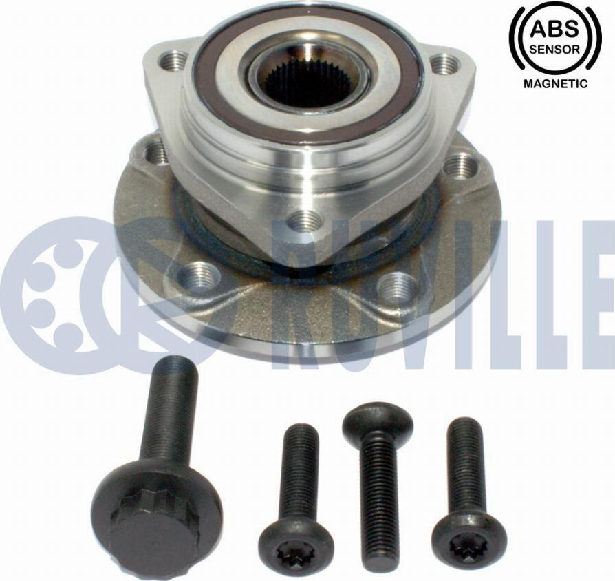 Ruville 221784 - Подшипник ступицы колеса, комплект www.autospares.lv