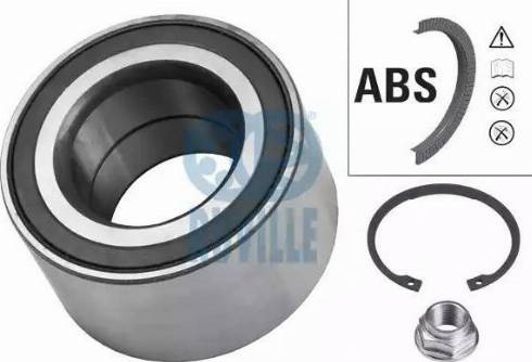 Ruville 7455 - Wheel hub, bearing Kit www.autospares.lv