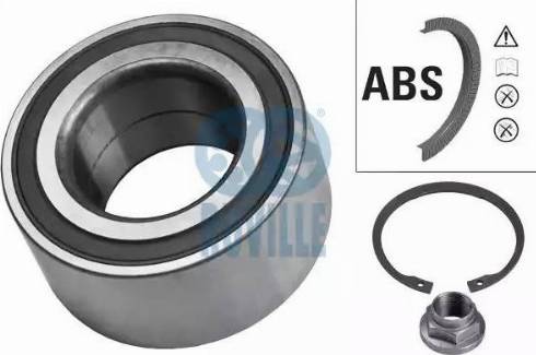 Ruville 7472 - Wheel hub, bearing Kit www.autospares.lv