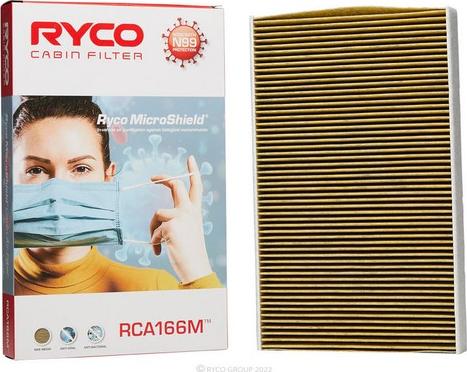 RYCO RCA166M - Filtrs, Salona telpas gaiss www.autospares.lv