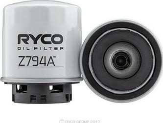 RYCO Z794A - Oil Filter www.autospares.lv