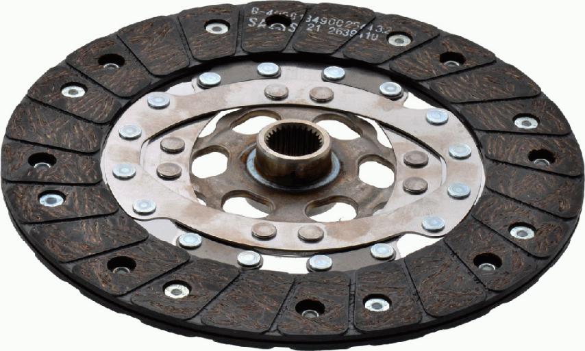 SACHS 1 864 527 337 - Sajūga disks www.autospares.lv