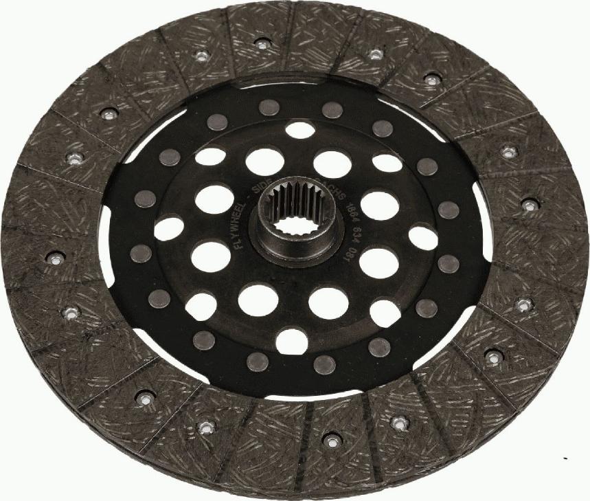 SACHS 1864 634 081 - Sajūga disks www.autospares.lv