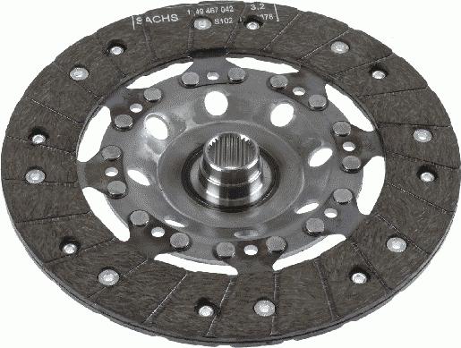 SACHS 1 864 000 084 - Диск сцепления, фрикцион www.autospares.lv