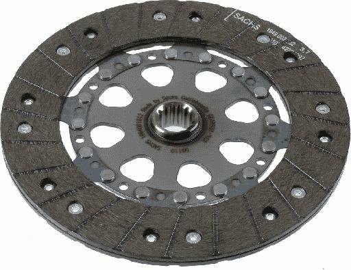 SACHS 1864 001 612 - Диск сцепления, фрикцион www.autospares.lv