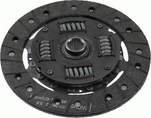 SACHS 1 861 456 339 - Диск сцепления, фрикцион www.autospares.lv