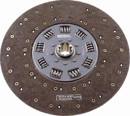 SACHS 1861 560 234 - Sajūga disks www.autospares.lv