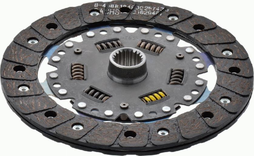 SACHS 1861 696 146 - Sajūga disks www.autospares.lv