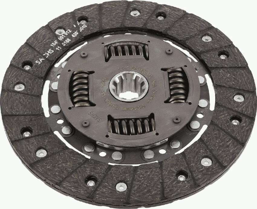 SACHS 1 861 620 233 - Sajūga disks www.autospares.lv