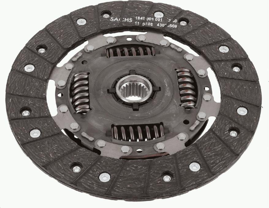 SACHS 1 862 485 031 - Sajūga disks www.autospares.lv