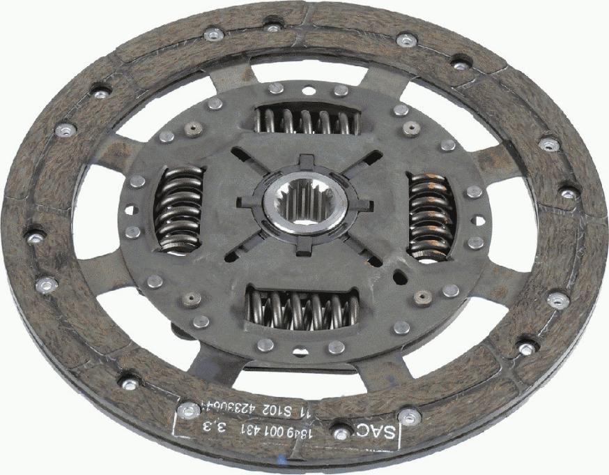 SACHS 1 862 509 031 - Sajūga disks www.autospares.lv